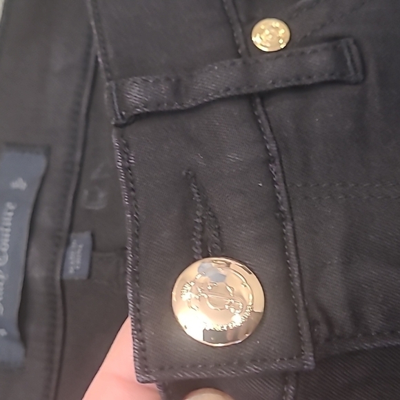 JUICY Couture Black Studded Embolished Skinny Jeans Waist 26 - Picture 3 of 9